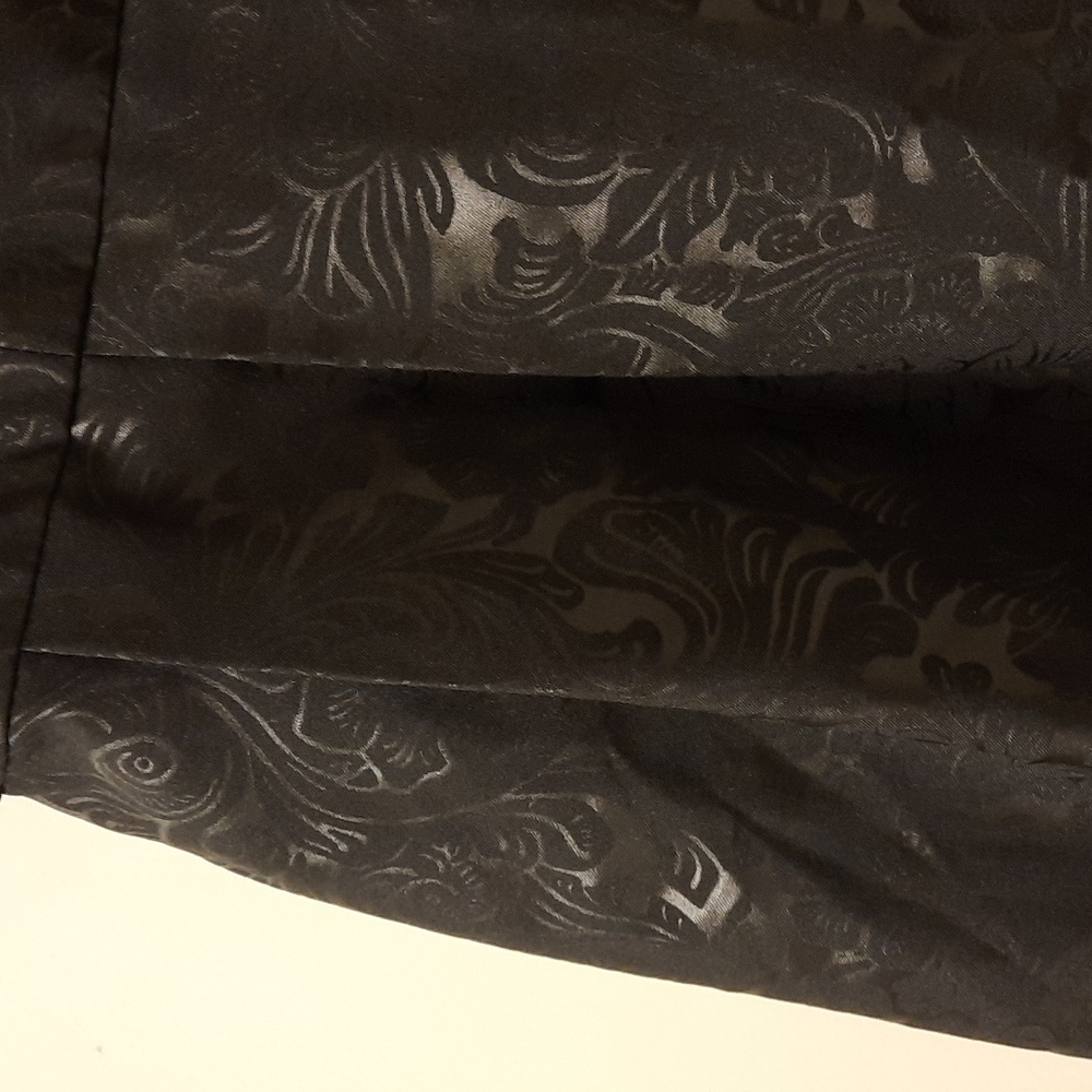 NWT, Anthro Hutch Black Brocade Strapless Dress - Picture 4 of 9